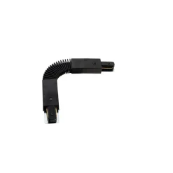 QAZQA Deckenstrahler|Aufbaustrahler*Verstellbare Kupplung für 1-phasiges Schienensystem Schwarz - Iconic