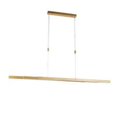 Paul Neuhaus Led-Pendelleuchten|Pendelleuchten*Verstellbare Messing Hängelampe dimm to warm inkl. LED - Juliet