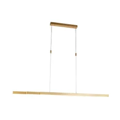 Paul Neuhaus Led-Pendelleuchten|Pendelleuchten*Verstellbare Messing Hängelampe dimm to warm inkl. LED - Juliet