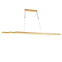 Paul Neuhaus Led-Pendelleuchten|Pendelleuchten*Verstellbare Messing Hängelampe dimm to warm inkl. LED - Juliet