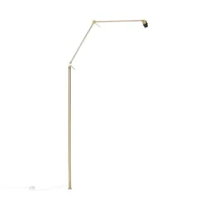 QAZQA Stehlampen*Verstellbarer Arm Gold ohne Fuß für Stehleuchte - Editor