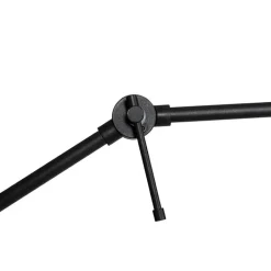 QAZQA Stehlampen*Verstellbarer Arm schwarz ohne Fuß für Stehleuchte - Editor