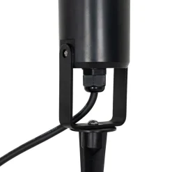 QAZQA Gartenbeleuchtung|Außenstrahler*Verstellbarer schwarzer Spike-Strahler IP65 - Solo Eco