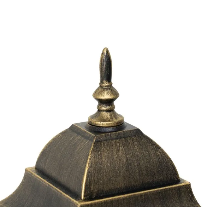 QAZQA Gartenbeleuchtung|Stehlampen Außen*Vintage Außenlaterne Antikgold 45 cm - Antigua