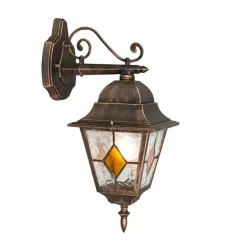 QAZQA Gartenbeleuchtung|Außenwandleuchten*Vintage Außenwandlaterne Bronze - Antigua Down