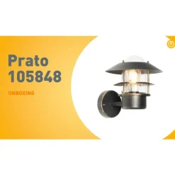 QAZQA Gartenbeleuchtung|Außenwandleuchten*Vintage Außenwandleuchte Antikgold IP44 - Prato