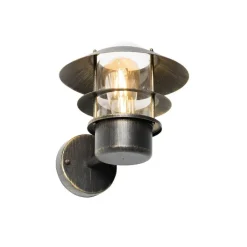 QAZQA Gartenbeleuchtung|Außenwandleuchten*Vintage Außenwandleuchte Antikgold IP44 - Prato