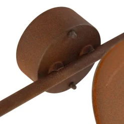 Trio Leuchten Gartenbeleuchtung|Außenleuchten Mit Sensor*Vintage Außenwandleuchte braun IP44 Bewegungsmelder - Herman