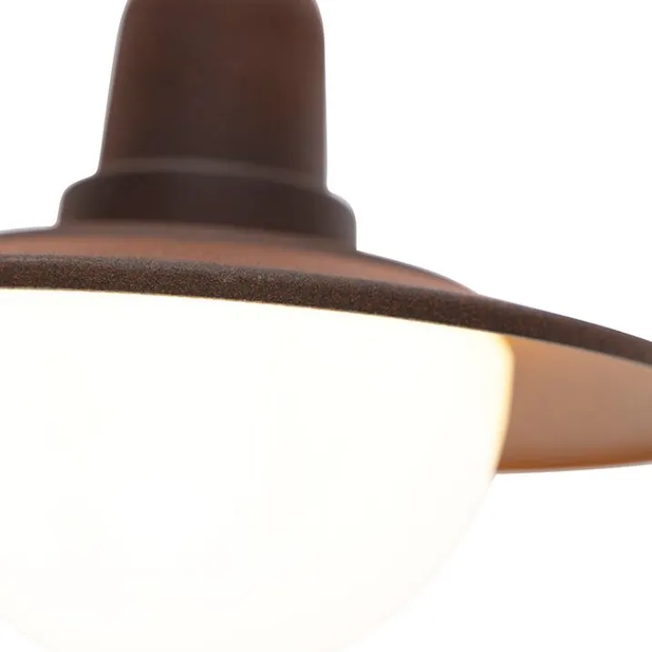 Trio Leuchten Gartenbeleuchtung|Außenleuchten Mit Sensor*Vintage Außenwandleuchte braun IP44 Bewegungsmelder - Herman