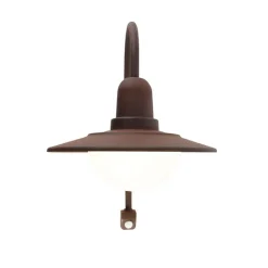 Trio Leuchten Gartenbeleuchtung|Außenleuchten Mit Sensor*Vintage Außenwandleuchte braun IP44 Bewegungsmelder - Herman