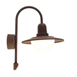 Trio Leuchten Gartenbeleuchtung|Außenleuchten Mit Sensor*Vintage Außenwandleuchte braun IP44 Bewegungsmelder - Herman