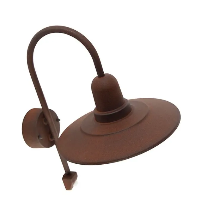 Trio Leuchten Gartenbeleuchtung|Außenleuchten Mit Sensor*Vintage Außenwandleuchte braun IP44 Bewegungsmelder - Herman