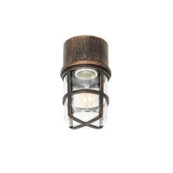 QAZQA Badezimmerlampen|Deckenleuchten Außen*Vintage Außenwandleuchte schwarz IP54 - Kiki