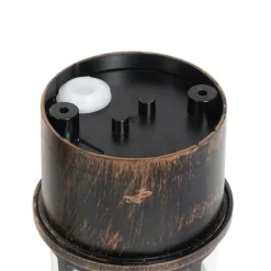 QAZQA Badezimmerlampen|Deckenleuchten Außen*Vintage Außenwandleuchte schwarz IP54 - Kiki