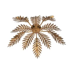 QAZQA Schlafzimmerlampen|Küchenlampen*Vintage Deckenleuchte 5-flammig Gold - Botanica