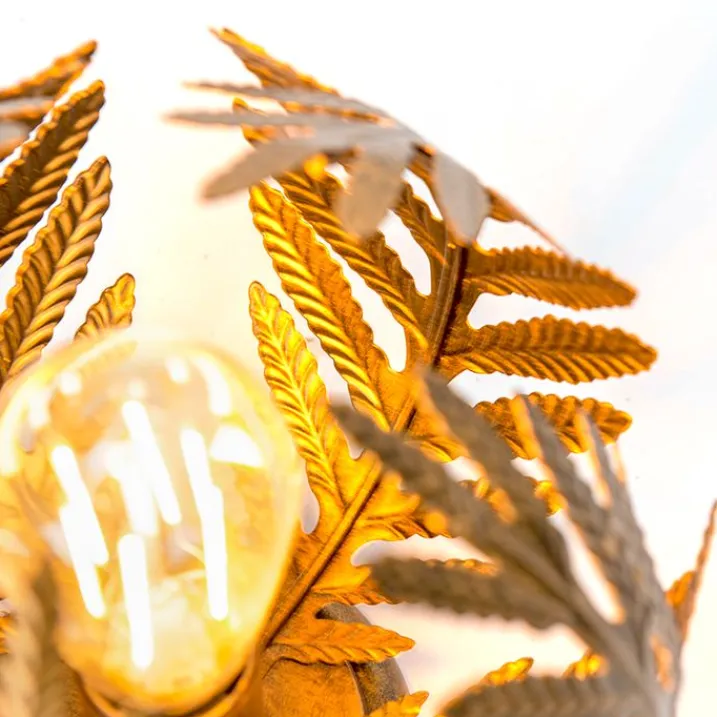 QAZQA Schlafzimmerlampen|Küchenlampen*Vintage Deckenleuchte Gold 24 cm - Botanica