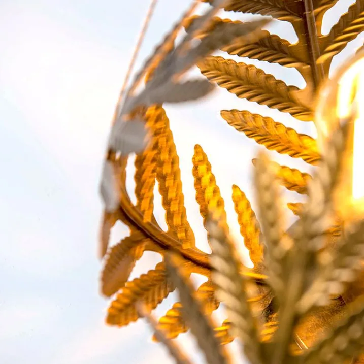 QAZQA Schlafzimmerlampen|Küchenlampen*Vintage Deckenleuchte Gold 24 cm - Botanica