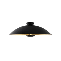 QAZQA Schlafzimmerlampen|Küchenlampen*Vintage Deckenleuchte schwarz mit Gold 60 cm - Emilienne Novo