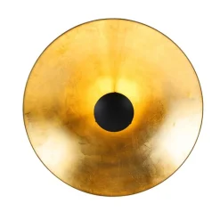 QAZQA Schlafzimmerlampen|Küchenlampen*Vintage Deckenleuchte schwarz mit Gold 60 cm - Emilienne Novo