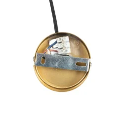 QAZQA Pendelleuchten|Wohnzimmerlampen*Vintage Hängelampe Messing mit Rauchglas - Vidra