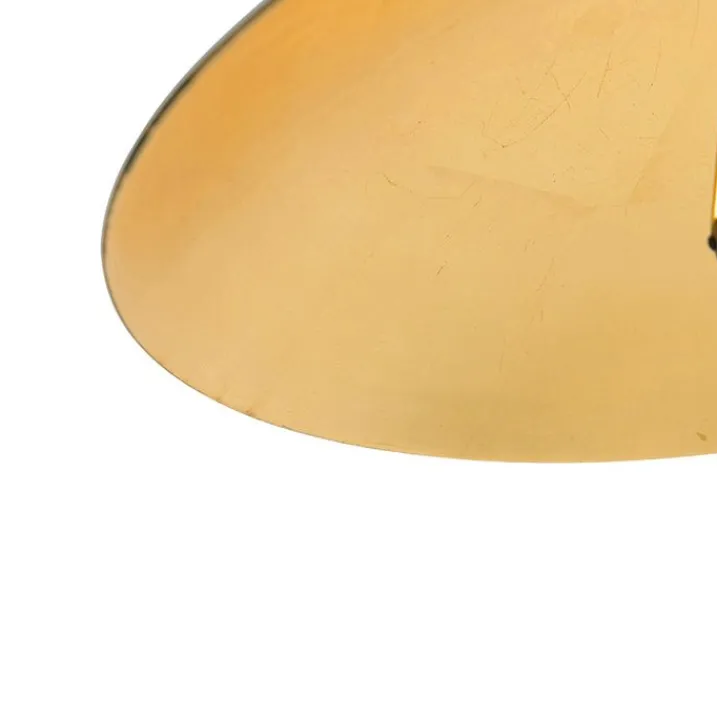 QAZQA Pendelleuchten|Wohnzimmerlampen*Vintage Hängelampe schwarz mit Gold 60 cm - Emilienne Novo