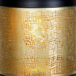 QAZQA Pendelleuchten|Wohnzimmerlampen*Vintage Hängelampe schwarz mit Messing länglich 3-flammig - Kayleigh