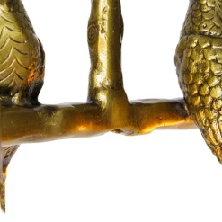 QAZQA Schlafzimmerlampen|Küchenlampen*Vintage Messing Deckenlampe 2-flammig - Papegoje