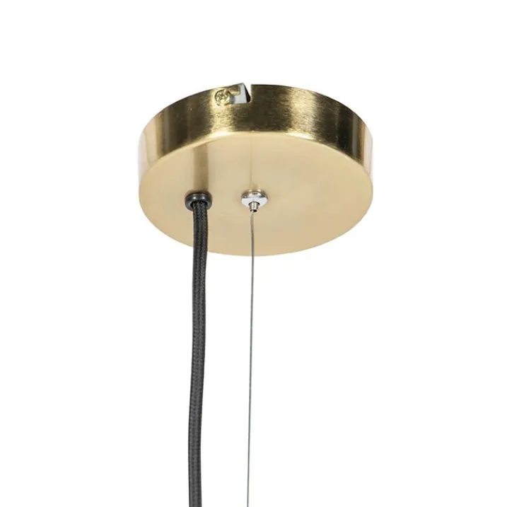 QAZQA Pendelleuchten|Wohnzimmerlampen*Vintage Messing Drehbare Hängelampe - Rings