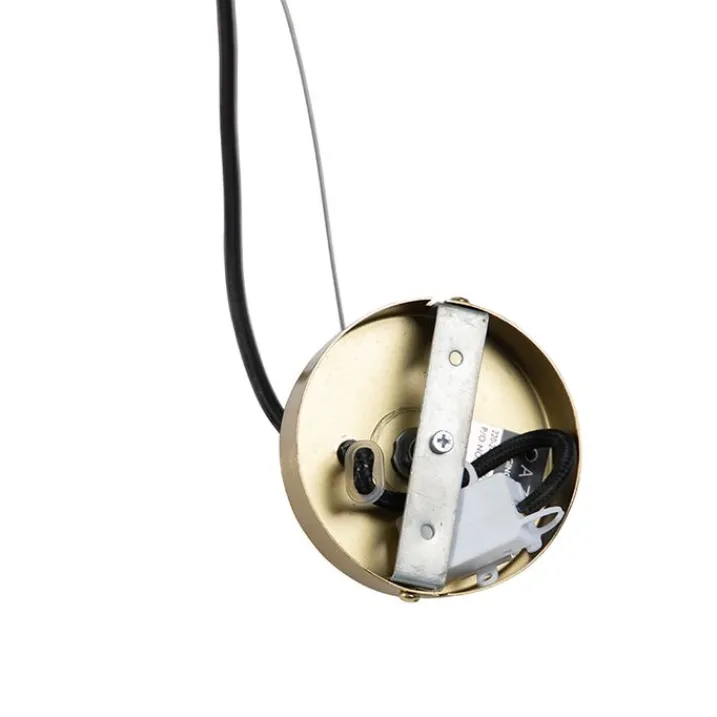 QAZQA Pendelleuchten|Wohnzimmerlampen*Vintage Messing Drehbare Hängelampe - Rings