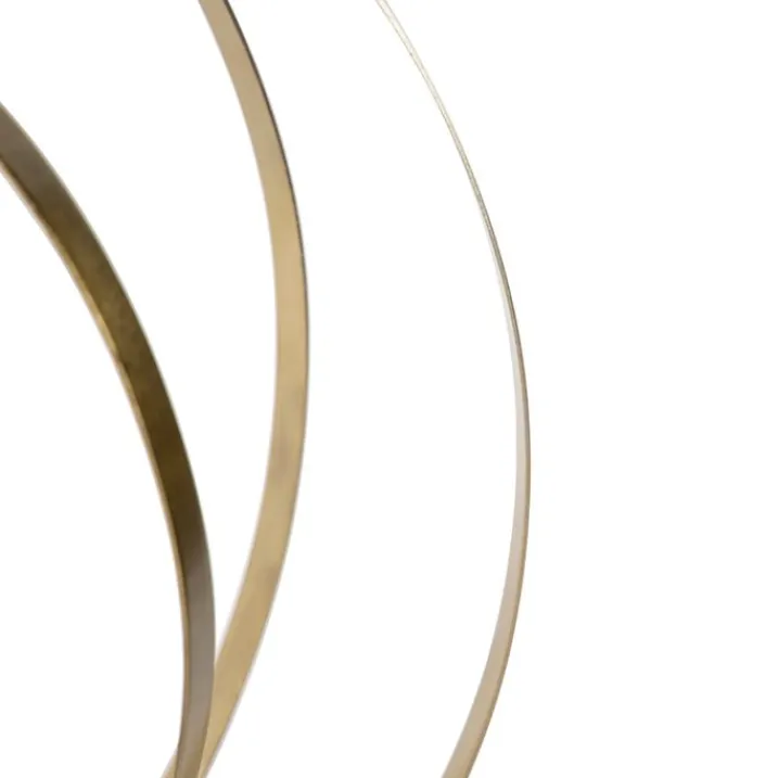 QAZQA Pendelleuchten|Wohnzimmerlampen*Vintage Messing Drehbare Hängelampe - Rings