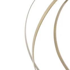 QAZQA Pendelleuchten|Wohnzimmerlampen*Vintage Messing Drehbare Hängelampe - Rings