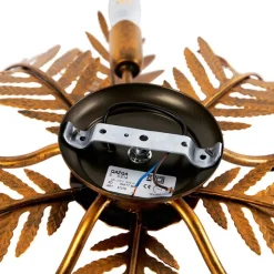 QAZQA Smarte Deckenleuchten|Deckenleuchten*Vintage Smart Deckenleuchte Gold 70 cm inkl. 5 WiFi B35 - Botanica