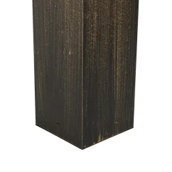 QAZQA Gartenbeleuchtung|Stehlampen Außen*Vintage Steh-Außenleuchte antikgold 80 cm IP44 - Charlois