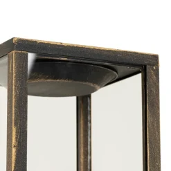 QAZQA Gartenbeleuchtung|Stehlampen Außen*Vintage Steh-Außenleuchte antikgold 80 cm IP44 - Charlois