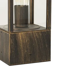 QAZQA Gartenbeleuchtung|Stehlampen Außen*Vintage Steh-Außenleuchte antikgold 40 cm IP44 - Charlois