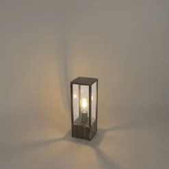 QAZQA Gartenbeleuchtung|Stehlampen Außen*Vintage Steh-Außenleuchte antikgold 40 cm IP44 - Charlois