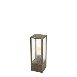 QAZQA Gartenbeleuchtung|Stehlampen Außen*Vintage Steh-Außenleuchte antikgold 40 cm IP44 - Charlois