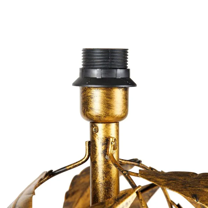 QAZQA Leuchten Ohne Schirm|Stehlampen*Vintage Stehlampe Antik Gold 32 cm ohne Schirm - Linde