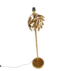 QAZQA Leuchten Ohne Schirm|Stehlampen*Vintage Stehlampe Antik Gold 32 cm ohne Schirm - Linde