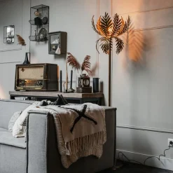 QAZQA Stehlampen|Wohnzimmerlampen*Vintage Stehlampe Gold - Botanica Simplo