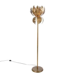 QAZQA Stehlampen|Wohnzimmerlampen*Vintage Stehlampe Gold - Botanica Simplo