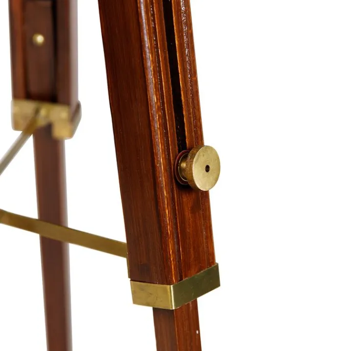 QAZQA Schlafzimmerlampen|Küchenlampen*Vintage Stehlampe Messingstativ - Cortin