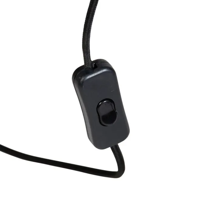 QAZQA Schlafzimmerlampen|Küchenlampen*Vintage Stehlampe Messingstativ - Cortin