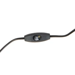 QAZQA Stehlampen|Wohnzimmerlampen*Vintage Stehlampe Messing mit Schirm weiß 50 cm Dreibein - Cortin