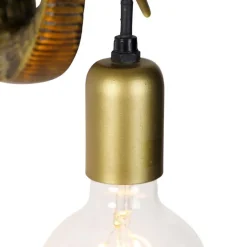 QAZQA Wandleuchten|Wohnzimmerlampen*Vintage Wandlampe gold - Elefant