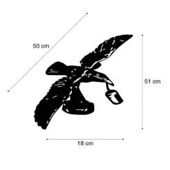 QAZQA Schlafzimmerlampen|Küchenlampen*Vintage Wandlampe Messing - Fugl