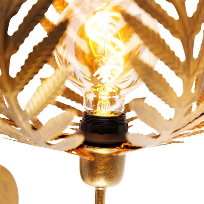 QAZQA Wandleuchten|Wohnzimmerlampen*Vintage Wandleuchte Gold - Botanica