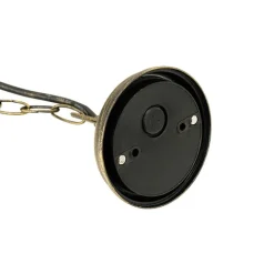 QAZQA Gartenbeleuchtung|Pendelleuchten Außen*Vintage-Hängelampe für den Außenbereich, antikgolden – Antigua