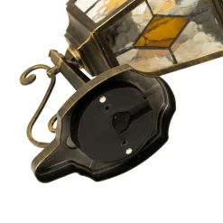 QAZQA Gartenbeleuchtung|Außenwandleuchten*Vintage-Wandlaterne für den Außenbereich, antikgolden – Antigua Up