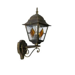 QAZQA Gartenbeleuchtung|Außenwandleuchten*Vintage-Wandlaterne für den Außenbereich, antikgolden – Antigua Up